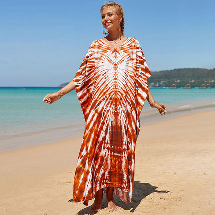 Bohemian Beach Robe ¨C Sexy Loose-Fit Bikini Cover-Up, Vacation Sun Protection Kimono