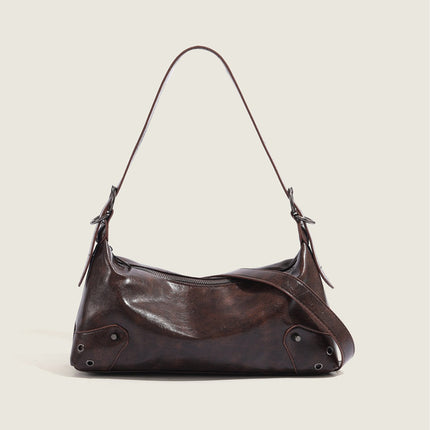 Design female small hobo bag, autumn and winter armpit bag, versatile shoulder crossbody bag female