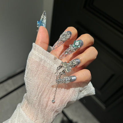 1021-Handmade press on nails fake nails removable