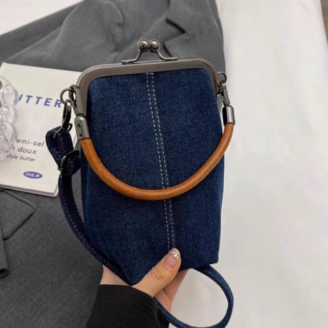 Clip bag, Denim bag, Mobile phone bag Crossbody bag, phone purse crossbody bag - Dashing Nova