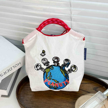 Leisure bag women's summer light cloth bag, large capacity shoulder tote bag, class commuter shoulder bag