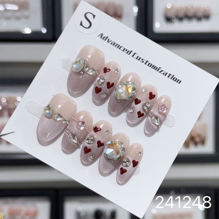 1029- Handmade press on nails fake nails removable