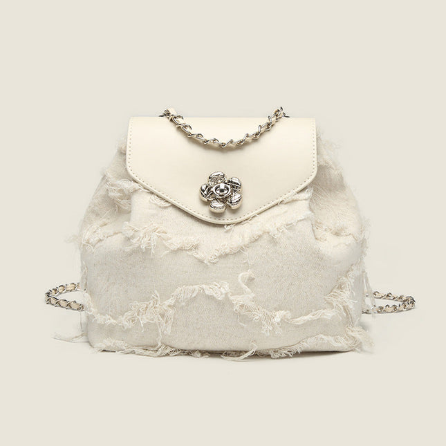 Backpack purse for women, design fashion casual chain backpack, small shoulder backpack - Dashing Nova