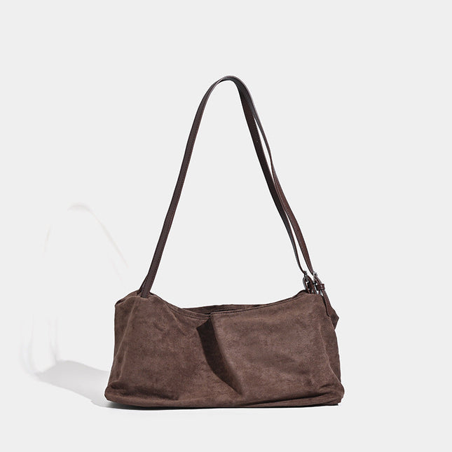Vintage matte hobo bag, large capacity pillow bag, commuter versatile shoulder crossbody bag - Dashing Nova
