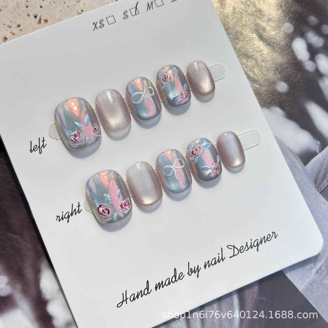 0940- Handmade press on nails fake nails removable