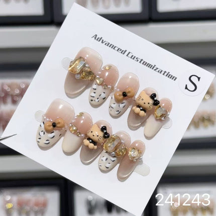 1029- Handmade press on nails fake nails removable