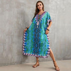 71083-6 Blue snake pattern / one size fits all