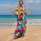 3-Colorful color blocks / one size fits all