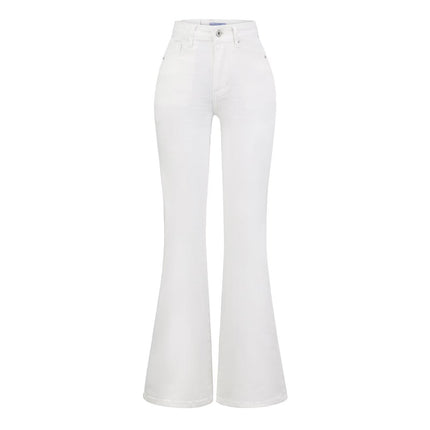 Women's Light Blue High Waist Slim Fit Bootcut Jeans