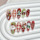 Oval in christmas gift / XS