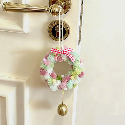 Christmas tree twist stick DIY handmade wind chime car hanging door hanging decoration pendant shopping mall activities