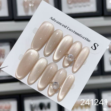 1029- Handmade press on nails fake nails removable