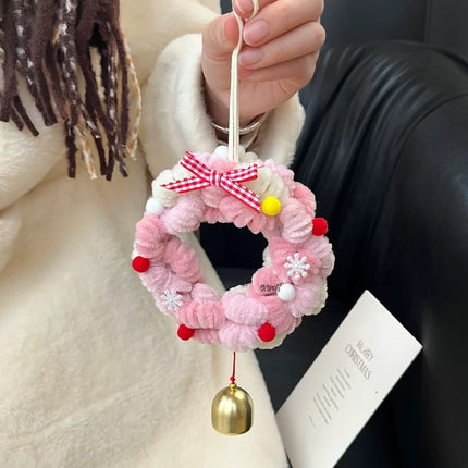 Christmas tree twist stick DIY handmade wind chime car hanging door hanging decoration pendant shopping mall activities