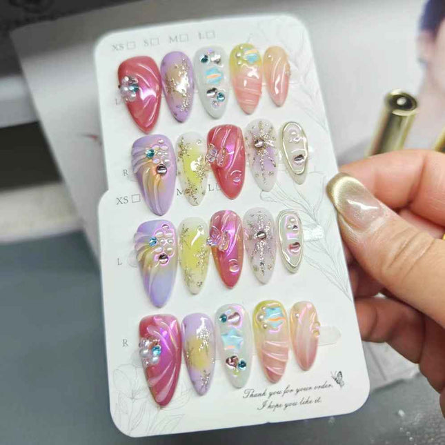 0949- Handmade press on nails fake nails removable