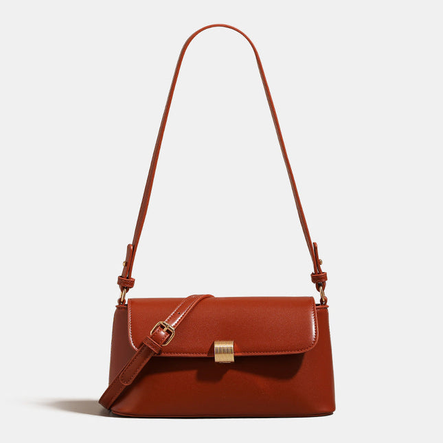 Retro red bag women, summer texture shoulder armpit bag, fashionable shoulder hobo bag small - Dashing Nova