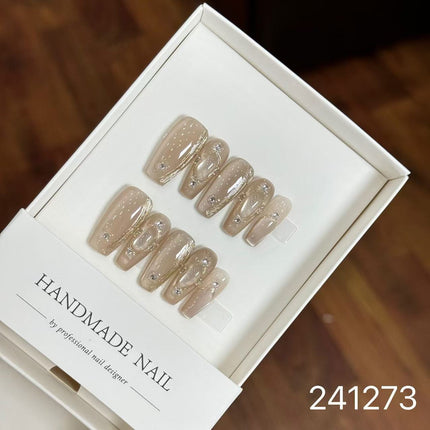 1029- Handmade press on nails fake nails removable