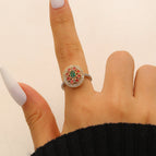 02 Gold + Silver Ring WG-0136