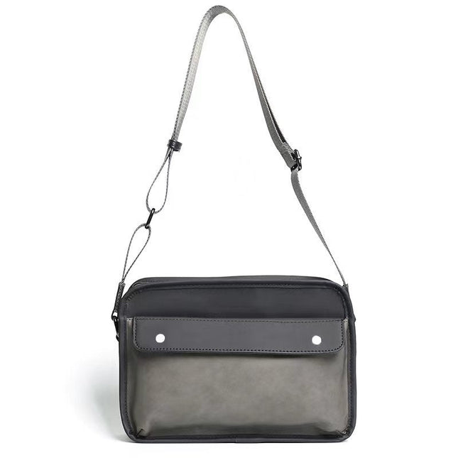 Retro fashion messenger bag, shoulder men's matte crossbody bag, stylish square bag - Dashing Nova