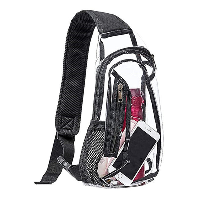 Premium PVC Transparent Chest Bag – Waterproof Fanny Pack Crossbody & Belt Bag for Stadiums and Concerts - Dashing Nova