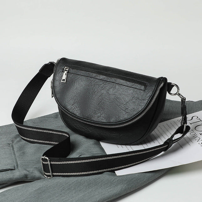 Elegant Small Crossbody Bag – Stylish Saddle Purse with Multiple Pockets, Perfect for Women's Everyday Use - Dashing Nova