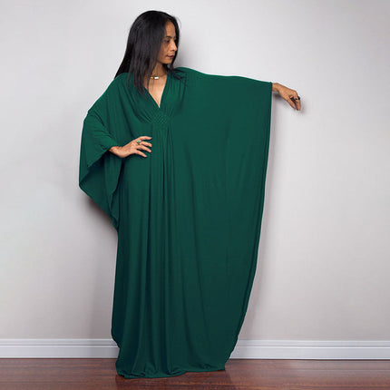 Center-Knit Beach Dress ¨C Loose Vacation Robe, Bikini Sun Protection Cover-Up for Women