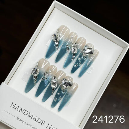 1029- Handmade press on nails fake nails removable