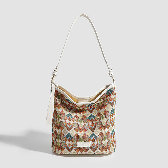 Casual large capacity hobo bag, bag female college shoulder bag, Crossbody hobo bag, bucket bag - Dashing Nova