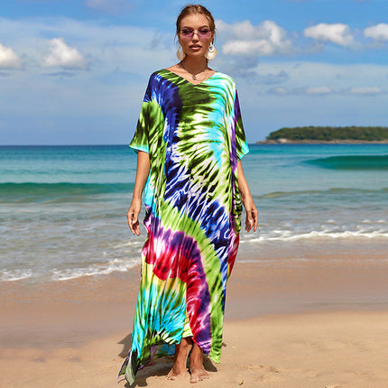 Bohemian Beach Robe ¨C Sexy Loose-Fit Bikini Cover-Up, Vacation Sun Protection Kimono