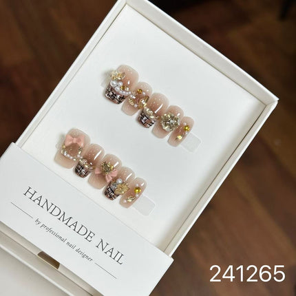 1029- Handmade press on nails fake nails removable