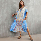 71083-14 Yellow and blue lines / one size fits all