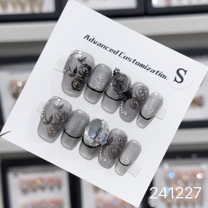 1029- Handmade press on nails fake nails removable