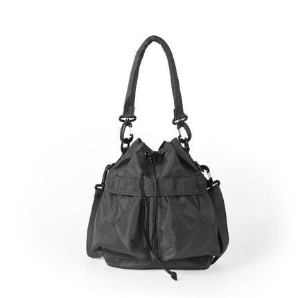Oxford cloth pleated shoulder bag, bag women's leisure commuter hobo bag, large capacity Crossbody bag, bucket bag