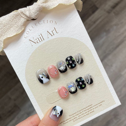 1022- Handmade press on nails fake nails removable
