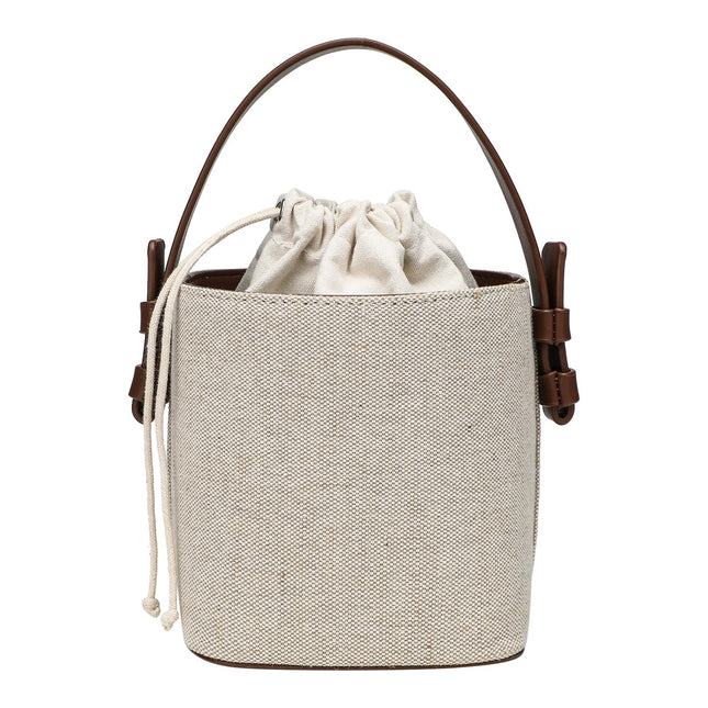 Stylish Canvas Bucket Bag – Versatile Contrast Bag & Elegant Shoulder Crossbody Handbag hobo - Dashing Nova