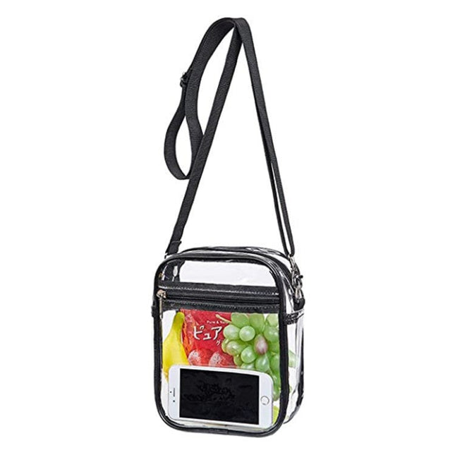 PVC transparent small shoulder crossbody bag, portable waterproof shopping bag, beach multi-functional storage bag - Dashing Nova