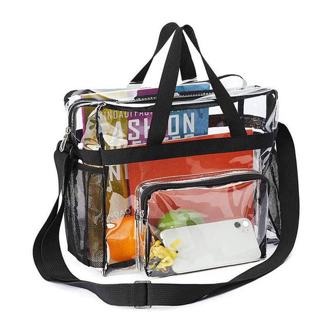 Transparent PVC large capacity tote bag, portable travel cold wash bag, Dashing Nova