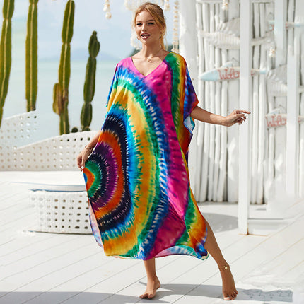 Bohemian Beach Robe ¨C Sexy Loose-Fit Bikini Cover-Up, Vacation Sun Protection Kimono