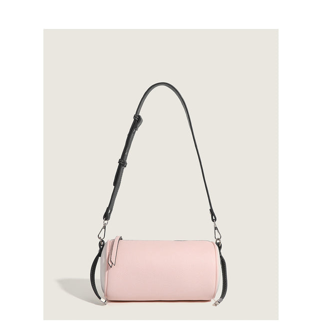 Women's bag simple texture underarm bag, fashionable versatile shoulder crossbody bag, small cylinder bag - Dashing Nova
