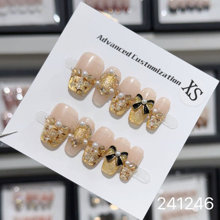 1029- Handmade press on nails fake nails removable