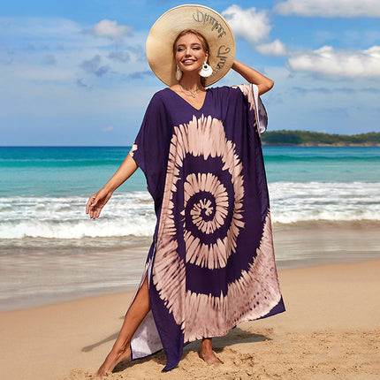 Bohemian Beach Robe ¨C Sexy Loose-Fit Bikini Cover-Up, Vacation Sun Protection Kimono