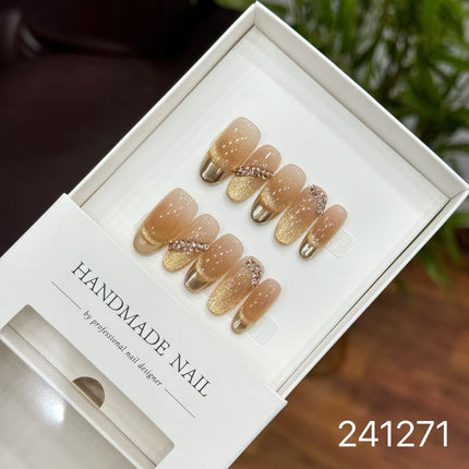 1029- Handmade press on nails fake nails removable