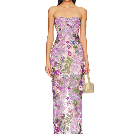 Sequin Cut-Out Bodycon Gown