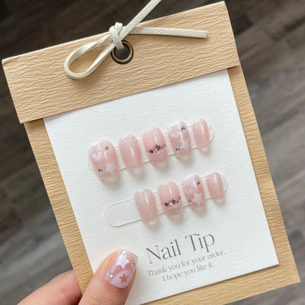 1022- Handmade press on nails fake nails removable