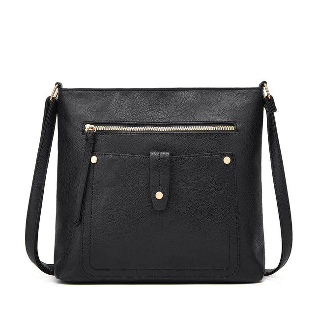 Small crossbody bag, stylish simple splicing shoulder bag, multi-functional portable bag - Dashing Nova