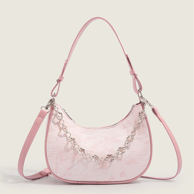 Women hobo bag, armpit bag, autumn fashion design shoulder bag, crossbody small shoulder bag pink for girls - Dashing Nova