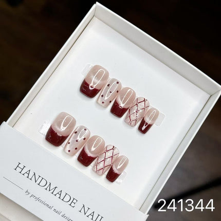 1029- Handmade press on nails fake nails removable