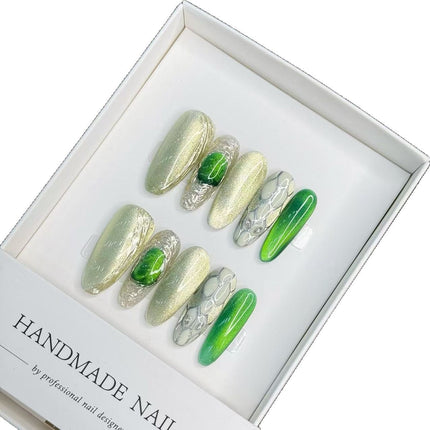 0960- Handmade press on nails fake nails removable