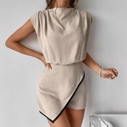 Fashion Women's Sleeveless Solid Short Jumpsuit – Minimalist Romper