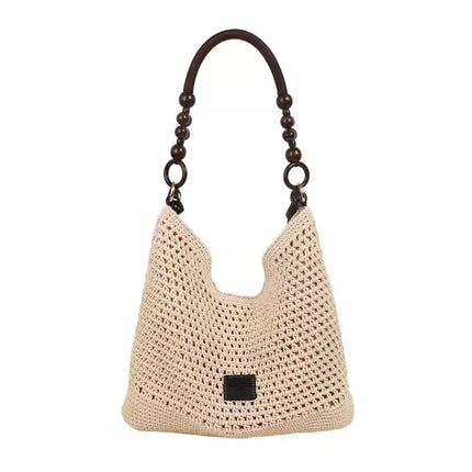 Fashion Premium Tote – Large Summer Woven Straw Shoulder Bag, Convertible Crossbody Purse