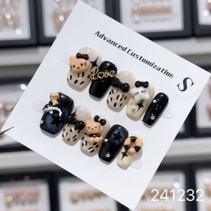 1029- Handmade press on nails fake nails removable